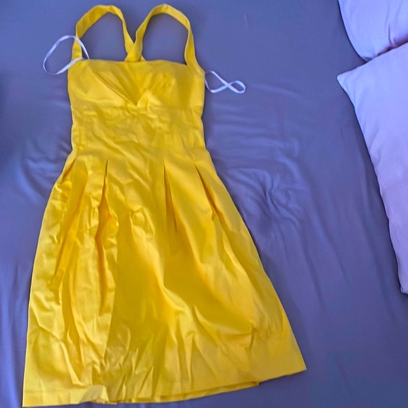 Calvin Klein Yellow Summer Dress - Picture 1 of 2